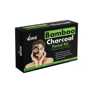 VCARE BAMBOO CHARCOAL FACIAL KIT-removes impurity,Bulk face care product supplier India.