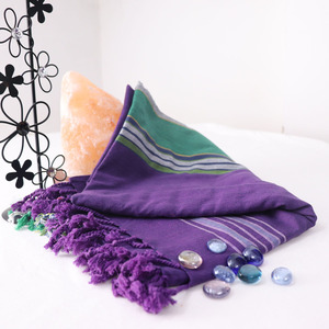 Thổ Nhĩ Kỳ Kikoy Khăn Bãi Biển Tùy Chỉnh Thiết Kế Chất Lượng Cao 100% Cotton Thân Thiện Với Môi Nhanh Chóng Khô Khuyến Mại Khăn Cho Bán Buôn - Product Image 4