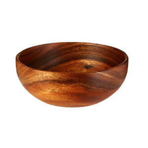 Nouveau bol en bois fait à la main de couleur cerise en gros, assiette de service alimentaire en matériau PC, accessoires de maison Axiom écologiques pour la maison d'hôtel - Product Image 3