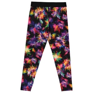 Legging en soie spandex en polyester doux de haute qualité personnalisé OEM impression de marque propre à la mode pour femmes enfants motif de chat tricoté - Product Image 4