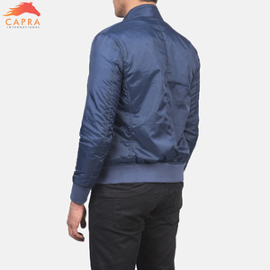 Blouson Bomber Homme Hiver 100% Polyester Réversible à Capuche Coupe-Vent Écologique – Vente en Gros - Product Image 2