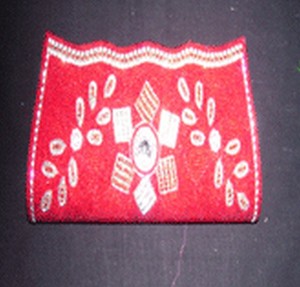 <b>Wedding</b> Ethnic Beaded Satin <b>Clutch</b> Handbag for Women Elegant Fashionable Customized Lowellcraft - Product Image 4