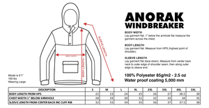 Chaqueta de lluvia de diseño personalizado para hombre, Anorak, de gran tamaño, impermeable - Product Image 6