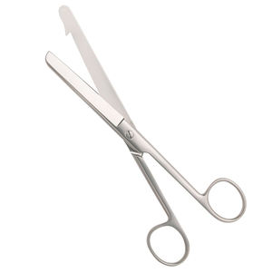 Tijeras de enterotomía manuales de acero inoxidable QNQ de 21cm, tijeras intestinales de calidad superior, instrumento quirúrgico aprobado por ISO CE - Product Image 4