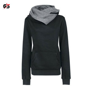 Nouveau style de sweats à capuche OEM tenue décontracté femmes pull promotionnel impression personnalisée Logo 100% coton produit avec poches - Product Image 3