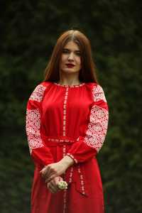 Nuevos Diseños de Bordado Ucraniano, Vestidos Maxi 100% Algodón para Mujer, Manga Larga, Cintura Natural, Decoración Estampada - Product Image 2