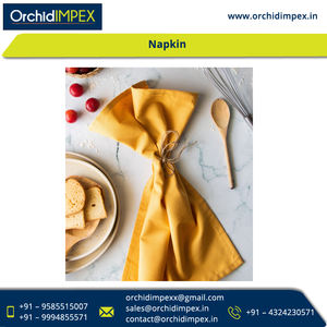 Serviette de Table en coton/lin organique, 1 pièce, pour la cuisine, avec port indien - Product Image 2