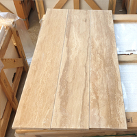 Nouveauté 2026 : Marches et Contremarches d'Escalier en Travertin Beige de Qualité Supérieure, Tailles Sur Mesure, Carreaux en Pierre Naturelle Polie pour Décoration de Villa