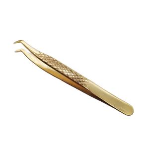 Stainless Steel Diamond Grip <b>Eyelash</b> Extension <b>Tweezers</b> Volume <b>Tweezers</b> Custom Fiber Tip <b>Eyelash</b> <b>Tweezers</b> - Product Image 1