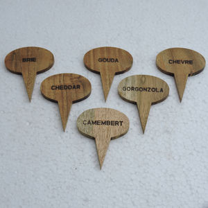 Offre Spéciale Marqueur à fromage en bois multicolore en gros nouveau design marqueur à fromage fait main outils à fromage aliments nouvelles idées de produits 2024 - Product Image 4