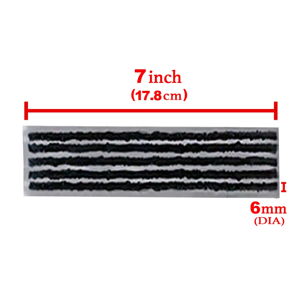 2022 Wholesale High Quality 7inch Black Seal String Flat Tire Repair Kit
