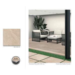 กระเบื้องปูพื้นพอร์ซเลนกันลื่นพื้นผิวแข็งทนความร้อน 600x600 - Product Image 5