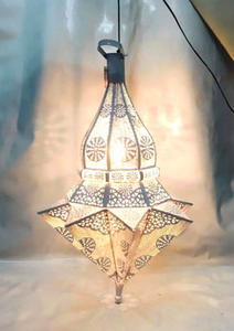 New Handmade Oriental Metal Hanging Lantern in <b>Moroccan</b> Design, Hot Selling Lanterns for Wedding <b>Decoration</b> in Best Quality - Product Image 4