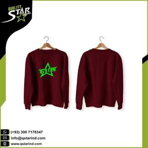 2021 nueva sudadera de manga larga lisa de alta calidad con bordado personalizado para hombre a la venta - Product Image 4