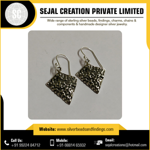 Boucles d'oreilles tribales élégantes en argent sterling 925 Accessoires et composants de bijoux élégants - Product Image 5