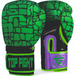 Guantes de boxeo de piel de vaca para entrenamiento con nombre profesional, guantes de cuero para kick boxing para hombre, novedad - Product Image 5