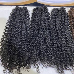 wholesale afro kinky curly bundles mongolian human hair bundles 100% human hair weave extensions 4A 4B 4C virgin hair bundles - Product Image 6