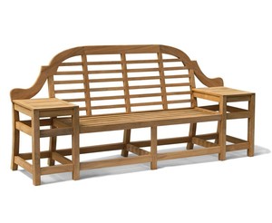 Banco de Patio de Madera Sólida, Moderno y Duradero, con Estructura de Teca, Personalizable para Uso en Parques, Modelo B010 - Product Image 3