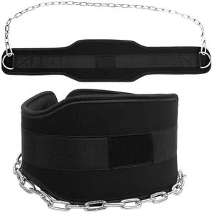 OEM Custom Design Weightlifting Neoprene Pull up Dip <b>Belt</b> 6" Wide Back Support Dipping <b>Belt</b> Unisex Fitness <b>Weight</b> Lifting <b>Belt</b> - Product Image 5