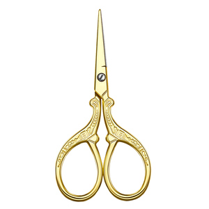 Tijeras para Cutículas de Acero Inoxidable de Alta Calidad Personalizadas, Tijeras para Cejas Vintage con Hoja Recta y Afilada de Bahasa Pro - Product Image 5