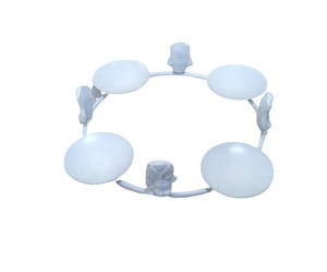 ENAMEL WHITE <b>TEALIGHT</b> METAL T-LIGHT HOLDER HIGH QUALITY TABLE TOP WEDDING USE METAL CANDLE HOLDER - Product Image 1