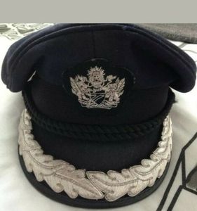 Haute qualité sur mesure exigence 100% laine vol voies respiratoires nouvelle Reproduction uniforme visière chapeaux - Product Image 2