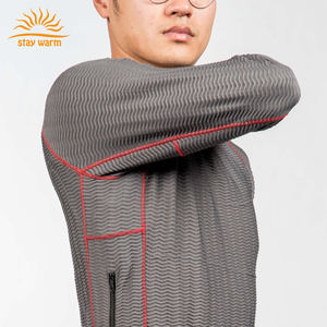 Washable Warm and Safe Men <b>5V</b> 7.4V 12V Electric <b>Battery</b> Heated Shirt for Motorcycling Skiing Outdoor Sports - Product Image 3
