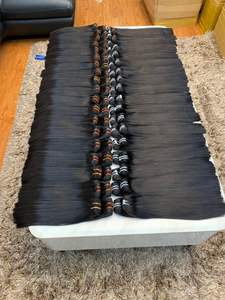 Super os cheveux raides couleur noire Top haute qualité usine directe en gros 100% perruques de cheveux bruts vietnamiens - Product Image 3