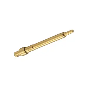 Custom 1Mm 2Mm 3Mm Spring Loaded Pin Gold Plated Battery Connector Pogo Pin