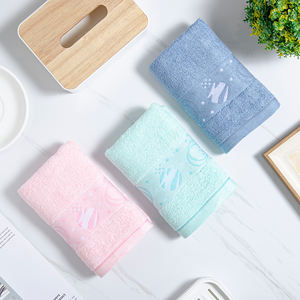 Serviette de luxe 100% en fiber de <span class=keywords><strong>bambou</strong></span>, 1 pièce, serviette faciale avec motif de planètes, magasin d'usine - Product Image 2