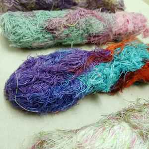 ที่กำหนดเองทำผ้าฝ้ายริบบิ้น Frizz ในสีพาสเทลเหมาะสำหรับเส้นด้ายและร้านค้าเส้นใย,ริบบิ้นของเราสามารถกำหนดเองย้อม - Product Image 4