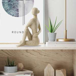 Made In Vietnam Yoga Côté Fille Femme Statue /Figurine Pour La Maison Décoration Artisanat Cadeaux Offre Spéciale 2022 - Product Image 5