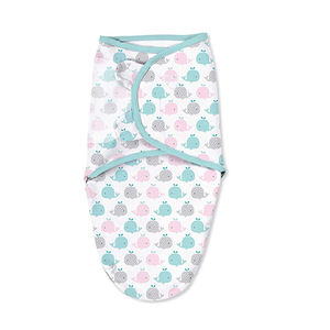 Envoltura ajustable para bebé con certificado GOTS de algodón orgánico 100 con etiqueta y embalaje de logotipo privado personalizado - Product Image 1