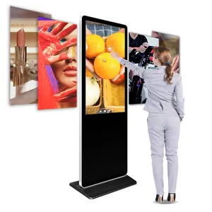 43 55 65 Inch Lcd Advertising Playing Equipment standalone Digital Signage Touch Kiosks Display Players For Supermarket