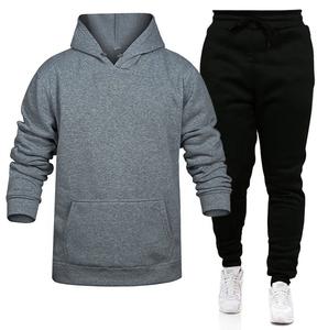 ชุดวอร์มผ้าฝ้ายขนแกะสำหรับวิ่งชุดวอร์มสีดำสำหรับผู้หญิงพิมพ์ลายสำหรับทั้งชายและหญิง - Product Image 2