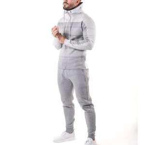 Chándal de lana de algodón personalizado de alta calidad para hombre, ropa deportiva para gimnasio con logotipo impreso y etiqueta para el cuello - Product Image 1