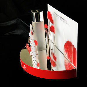 Armario de exhibición de cosméticos de diseño colorido, esquinero para labios, ojos y uñas - Product Image 2