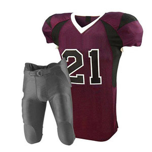 Uniformes de Fútbol Americano Personalizables 2023 para Adultos, Camisetas Transpirables de Manga Corta, Pantalones Cortos Lisos, Tallas Grandes, 100% Poliéster - Product Image 6