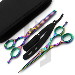 Tijeras de peluquería de 5,5 pulgadas, Multicolor, profesional, gran promoción, paquistaní - Product Image 2
