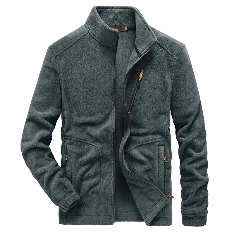 Best Selling Men's Jackets Coats Polar Fleece Wholesale Winter Classic Sherpa Polar Fleece Jacket