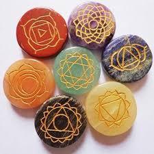 Bán Buôn New Sao Agate Bảy <span class=keywords><strong>Chakra</strong></span> Đá Reiki Bộ Khắc Vòng Thạch Anh Tinh Thể Tự Nhiên Palm Đá Bức Tượng Mua Trực Tuyến - Product Image 3