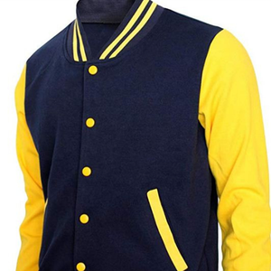 High Quality <b>Men</b> Slim Fit Cotton/Fleece College Letterman Custom <b>Baseball</b> <b>Jackets</b> - Product Image 3