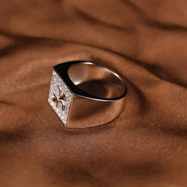 Gioielli in argento lucido 925 anello uomini, valore 925 anello in argento, vero diamante anello prezzo