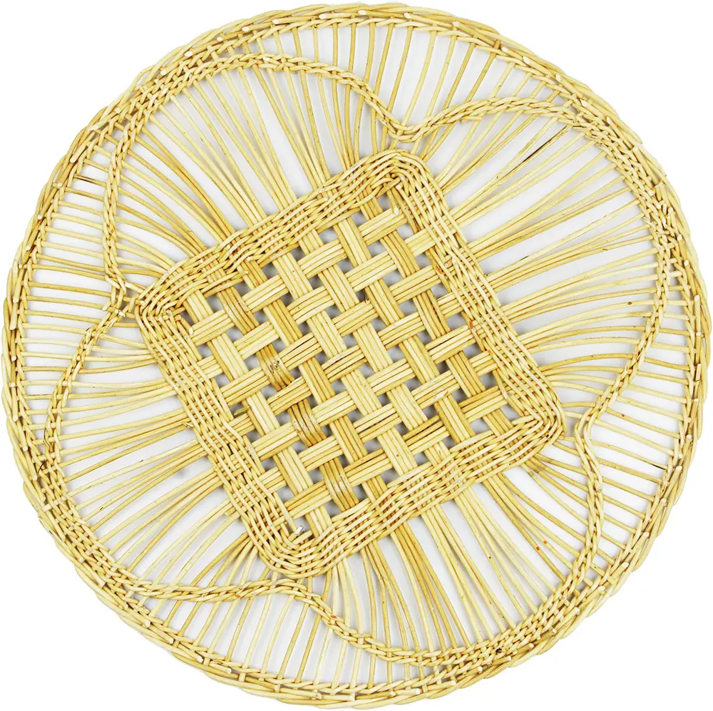 Vietnam Hot Supplier Unique Round Rattan Placemats For Wedding Table Decoration With Reasonable Price