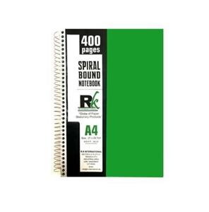 Meilleur vendeur 400 PAGES A4 Cahier à spirales spécialement conçu Meilleur prix Cahier Fournisseur de qualité supérieure en provenance d'Inde - Product Image 1