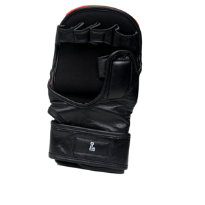 RXN-Guantes de entrenamiento de artes marciales, guantes personalizados de MMA con estampado rojo y azul para cierre, ligeros, de cuero PU de 6oz, entrenamiento de artes marciales - Product Image 2