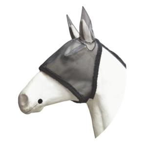 Máscara de mosca de caballo de PVC con orejas de forro polar - Product Image 1