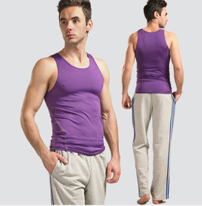 Camiseta sin mangas para gimnasio, chaleco de alta calidad para entrenamiento y correr, chaleco sin mangas para fitness, venta al por mayor - Product Image 3