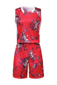 Dernier maillot d'uniforme de basket-ball de sport unisexe sans manches avec logo personnalisé et ensemble grande taille doux et confortable à séchage rapide - Product Image 2