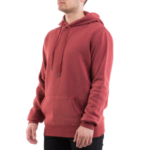 Hot Selling Maroon Color Fleece Pullover <b>Hoodies</b> with Hood and Tightening <b>String</b> Eco-Friendly Unisex Winter Regular Fit - Product Image 6